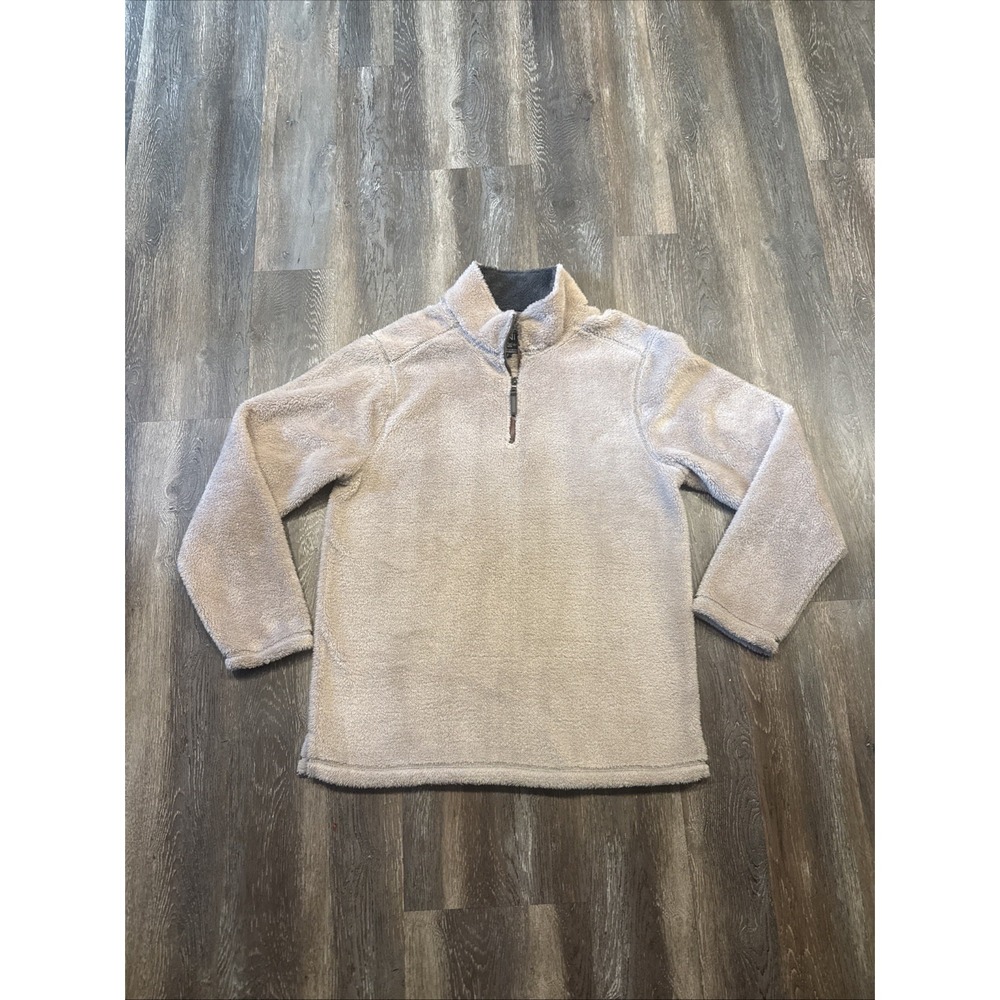 Trinity American Tradition Sherpa Fleece Pullover Men's Large 1/4 Zip Super Soft